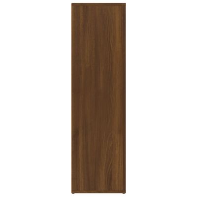 vidaXL Buffet Chêne marron 80x30x106 cm Bois d'ingénierie