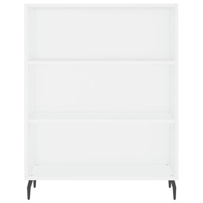 vidaXL Buffet blanc 69,5x32,5x180 cm bois d'ingénierie