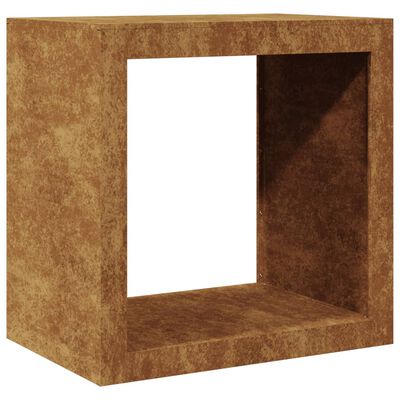 vidaXL Portant de bois de chauffage 60x40x60 cm acier corten