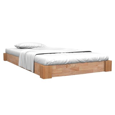 vidaXL Cadre de lit sans matelas bois de chêne massif 160x200 cm