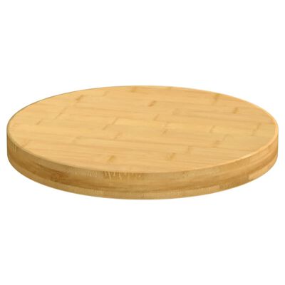 vidaXL Dessus de table Ø40x4 cm bambou