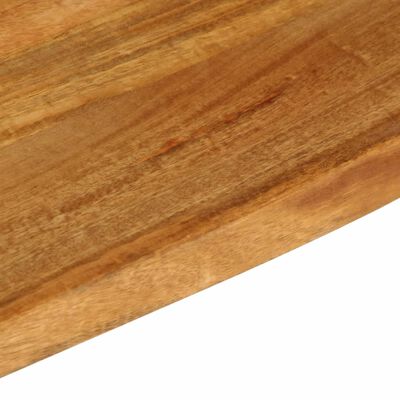 vidaXL Dessus de table à bord vivant 80x60x3,8 cm bois massif manguier