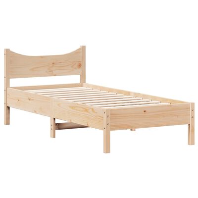 vidaXL Cadre de lit sans matelas 100x200 cm bois massif de pin