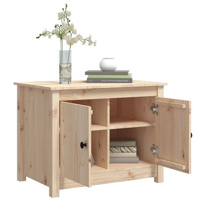 vidaXL Table basse 71x49x55 cm Bois massif de pin