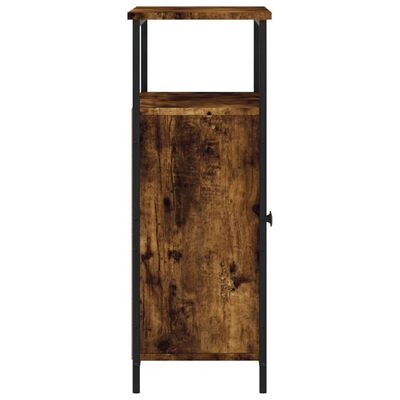 vidaXL Buffet chêne fumé 70x30x80 cm bois d'ingénierie