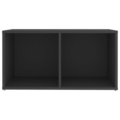 vidaXL Meuble TV gris 72x35x36,5 cm bois d’ingénierie