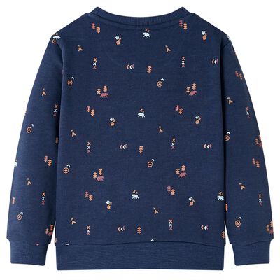 Sweatshirt pour enfants mélange bleu marine 104