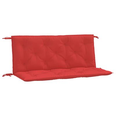 vidaXL Coussins de banc jardin lot de 2 rouge 120x50x7 cm tissu Oxford