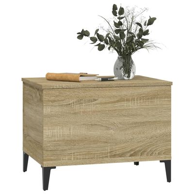 vidaXL Table basse Chêne sonoma 60x44,5x45 cm Bois d'ingénierie