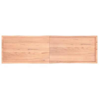 vidaXL Dessus de table bois massif traité bordure assortie