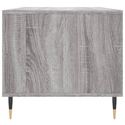 vidaXL Table basse Sonoma gris 90x49x45 cm Bois d'ingénierie