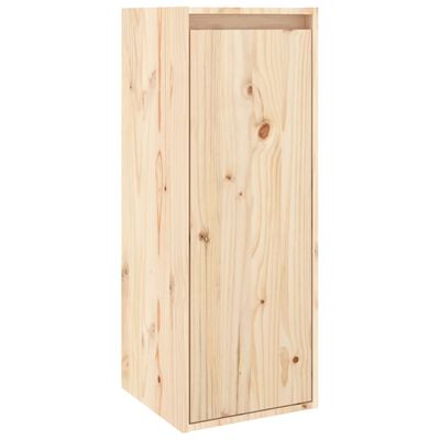 vidaXL Armoires murales 2 pcs 30x30x80 cm Bois de pin massif