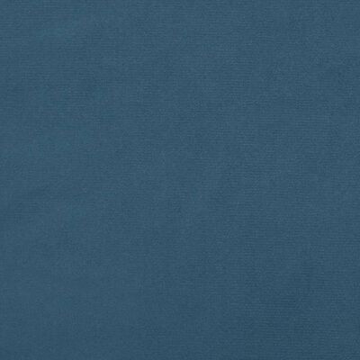 vidaXL Têtes de lit 4 pcs Bleu foncé 90x5x78/88 cm Velours