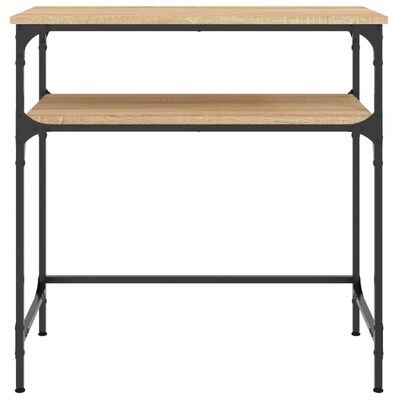 vidaXL Table console chêne sonoma 75x35,5x75 cm bois d'ingénierie