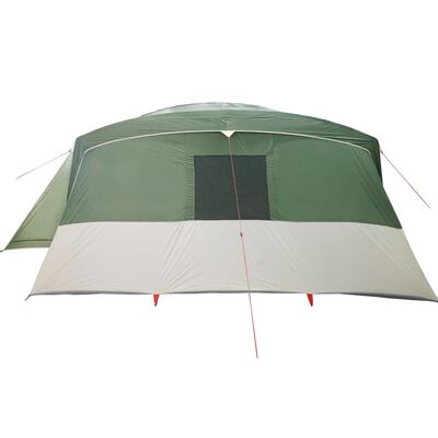 vidaXL Tente familiale tunnel 16 personnes vert imperméable