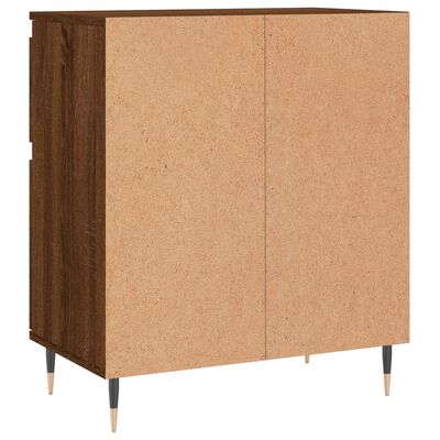 vidaXL Buffet Chêne marron 60x35x70 cm Bois d'ingénierie