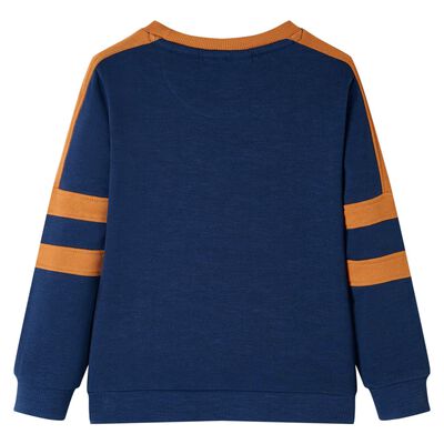 Sweatshirt pour enfants bleu indigo 140