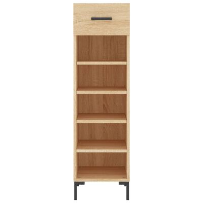 vidaXL Armoire à chaussures chêne sonoma 30x35x105cm bois d'ingénierie