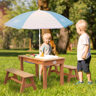 AXI Table de pique-nique à sable et eau Dennis cuisine de jeu et bancs