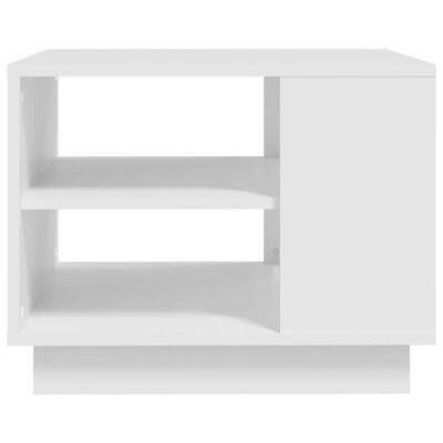 vidaXL Table basse blanc 55x55x43 cm bois d'ingénierie