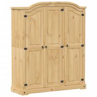 vidaXL Garde-robe Corona 151,5x52x186 cm bois de pin massif