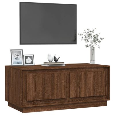 vidaXL Table basse chêne marron 102x50x44 cm bois d'ingénierie