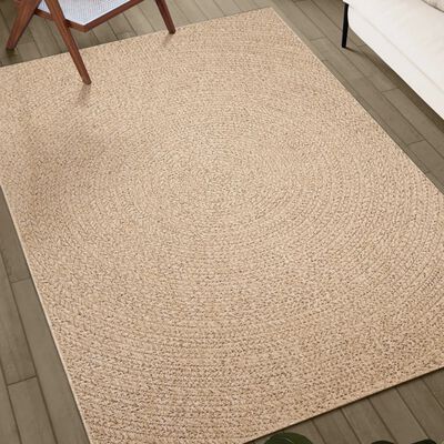 vidaXL Tapis 160x230 cm aspect jute intérieur et extérieur