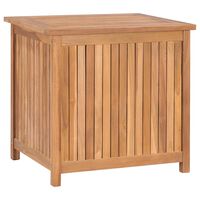 vidaXL Boîte de rangement de jardin 60x50x58 cm Bois de teck solide