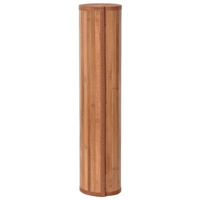 vidaXL Tapis rectangulaire naturel 60x100 cm bambou