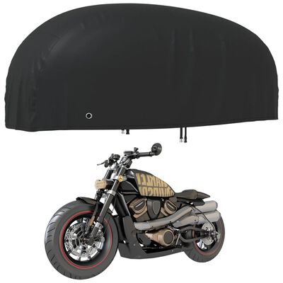 vidaXL Housse de motocyclette noir 295x110x140 cm oxford 210D