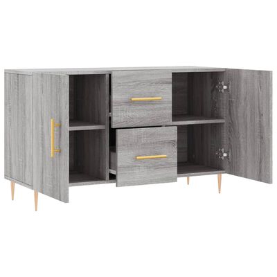 vidaXL Buffet sonoma gris 100x36x60 cm bois d'ingénierie