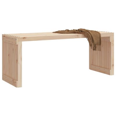 vidaXL Banc de jardin extensible 212,5x40,5x45 cm bois massif de pin