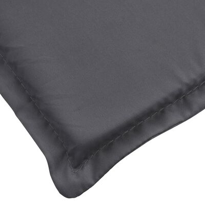 vidaXL Coussin de chaise de terrasse anthracite (75+105)x50x4 cm