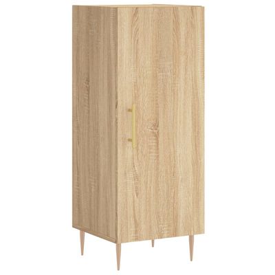 vidaXL Buffet haut Chêne sonoma 34,5x34x180 cm Bois d'ingénierie