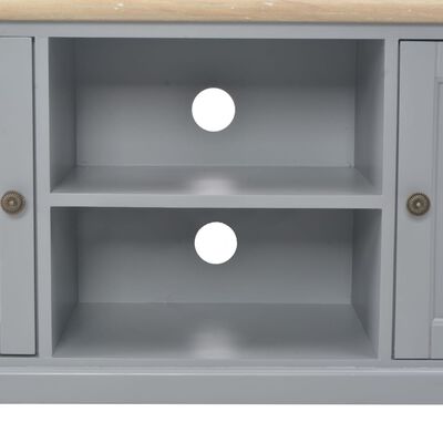 vidaXL Meuble TV Gris 120x30x40 cm Bois