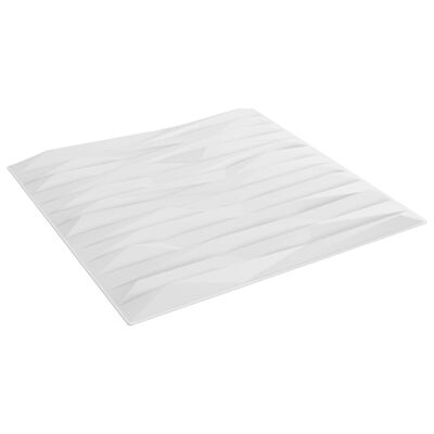 vidaXL Panneaux muraux 24 pcs blanc 50x50 cm XPS 6 m² pierre