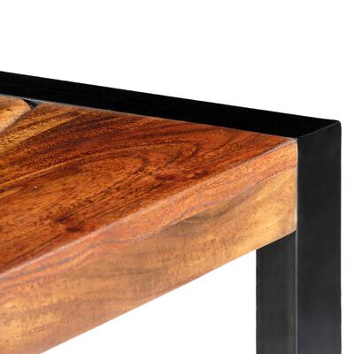 vidaXL Meuble TV 140x30x45 cm Bois d'acacia massif