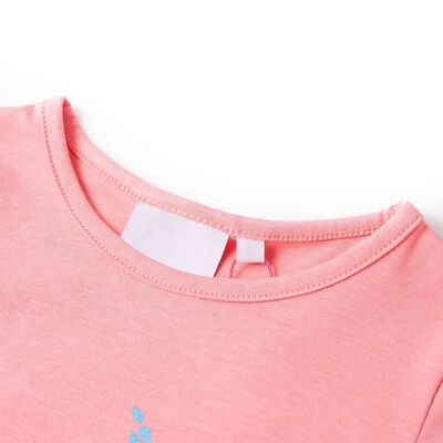 T-shirt pour enfants rose vif 140