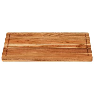 vidaXL Planche à découper 50x38x2,5 cm bois d'acacia massif