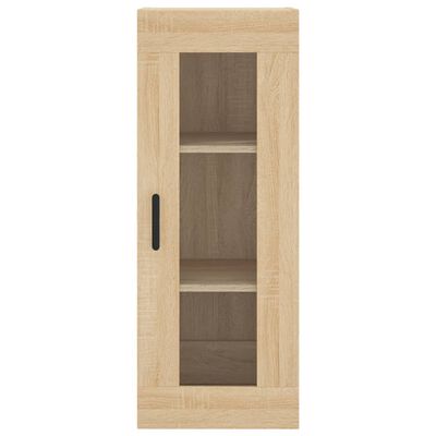 vidaXL Buffet haut Chêne sonoma 34,5x34x180 cm Bois d'ingénierie