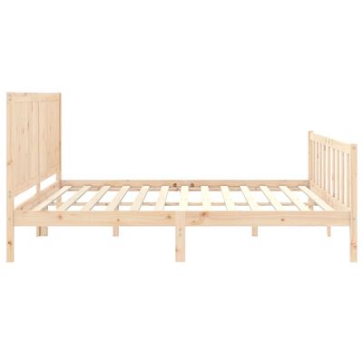 vidaXL Cadre de lit sans matelas bois massif de pin