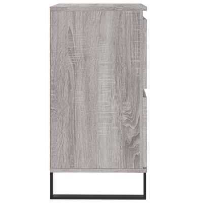 vidaXL Buffets 3 pcs Sonoma gris Bois d'ingénierie