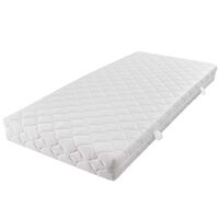 vidaXL Matelas avec housse lavable 200x80x17 cm