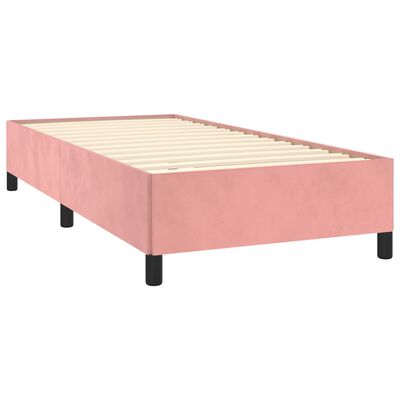 vidaXL Cadre de lit sans matelas rose 80x200 cm velours