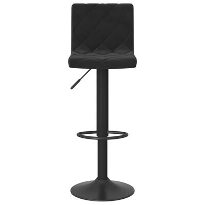 vidaXL Tabourets de bar lot de 2 Noir Velours