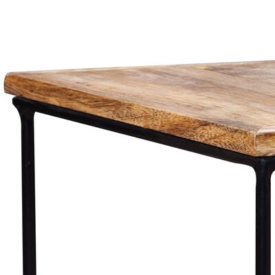 vidaXL Table basse Bois de manguier massif 56x48x40 cm