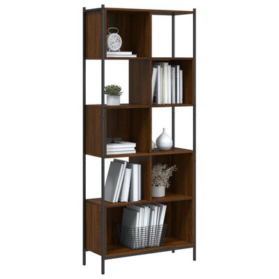 vidaXL Bibliothèque chêne marron 72x28x172 cm bois d'ingénierie