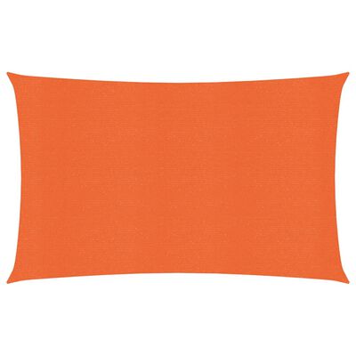 vidaXL Voile d'ombrage 160 g/m² Orange 2x4,5 m PEHD