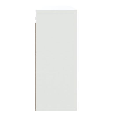 vidaXL Armoire murale Blanc 80x33x80 cm Bois d'ingénierie