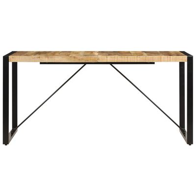 vidaXL Table à manger 160x80x75 cm bois de manguier massif